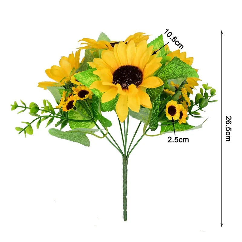 Artificial Sunflower Bouquet