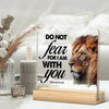 Isaiah 41:10 Lion Acrylic Plaque