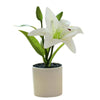 Artificial Potted Lily Plant