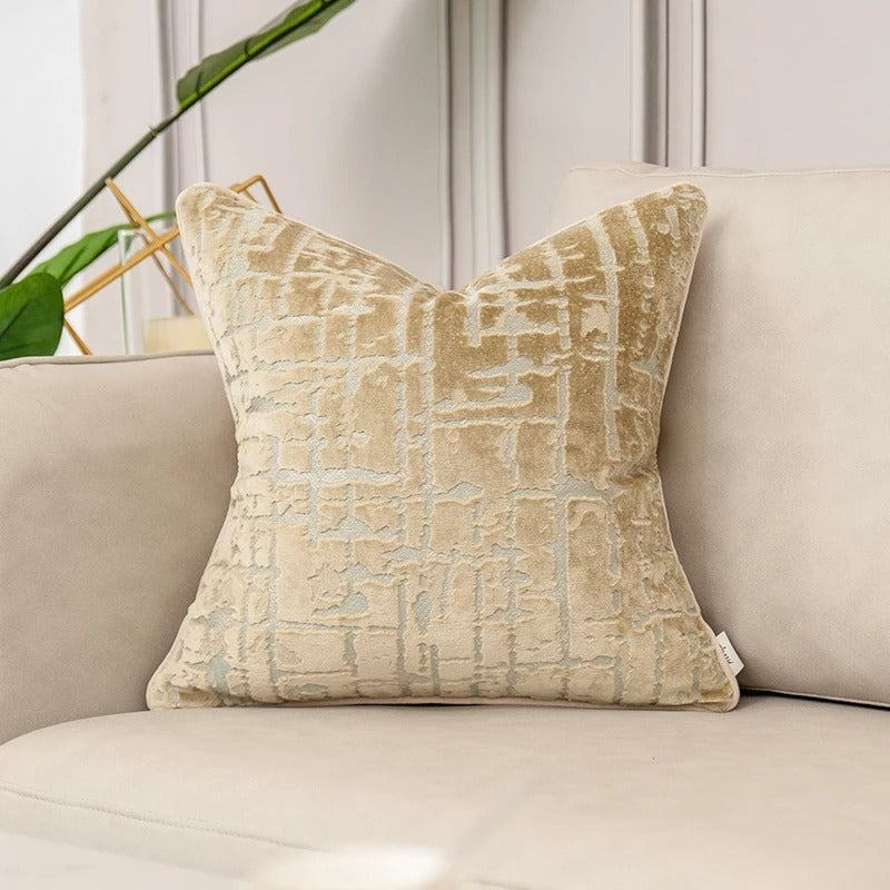 Velora Velvet Bloom Cushion Cover