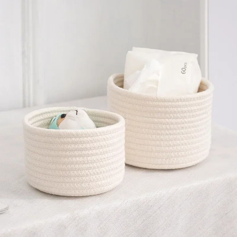 Handmade Cotton Storage Basket