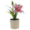 Artificial Potted Lily Plant