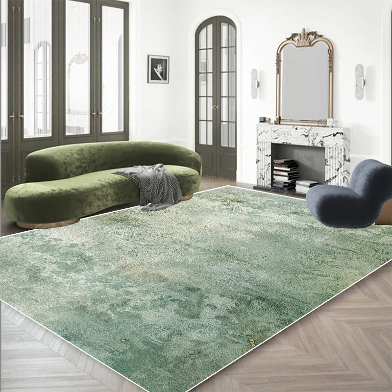 Verdura Abstract Green Rug