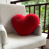 Luxe Heart Faux Fur Cushion