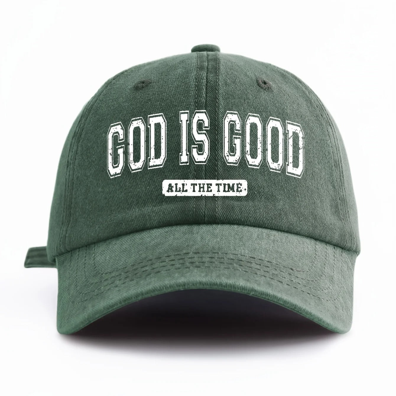 God Is Good Washed Baseball Cap