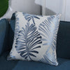 Leaf Embroidered Cushion Cover