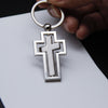Rotating Cross Alloy Key Chain