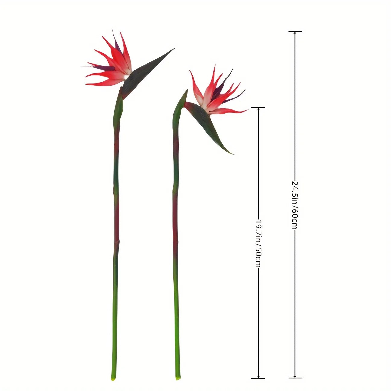 Artificial Strelitzia Birds of Paradise Stems (Set of 3)