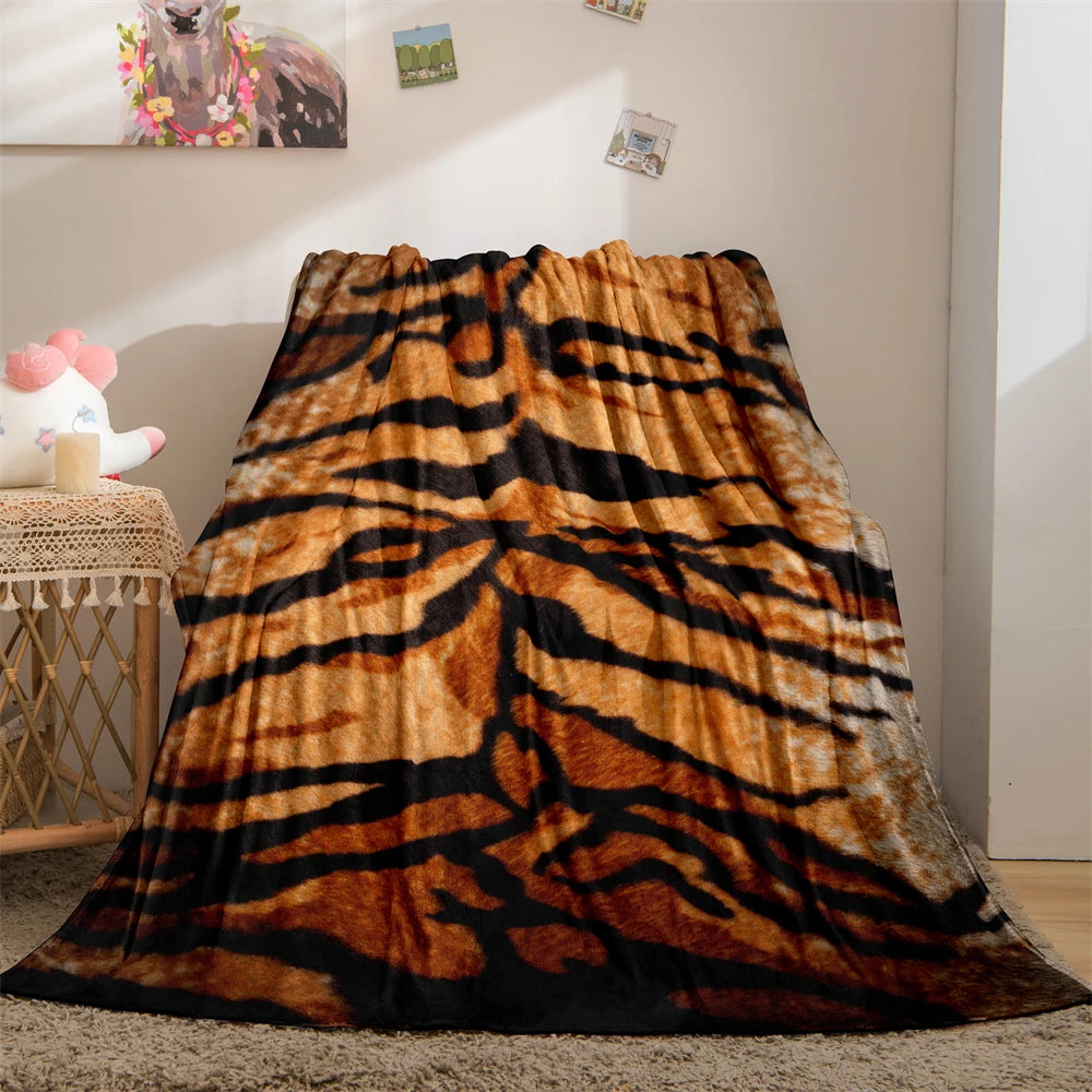Animal Pattern Print Blankets