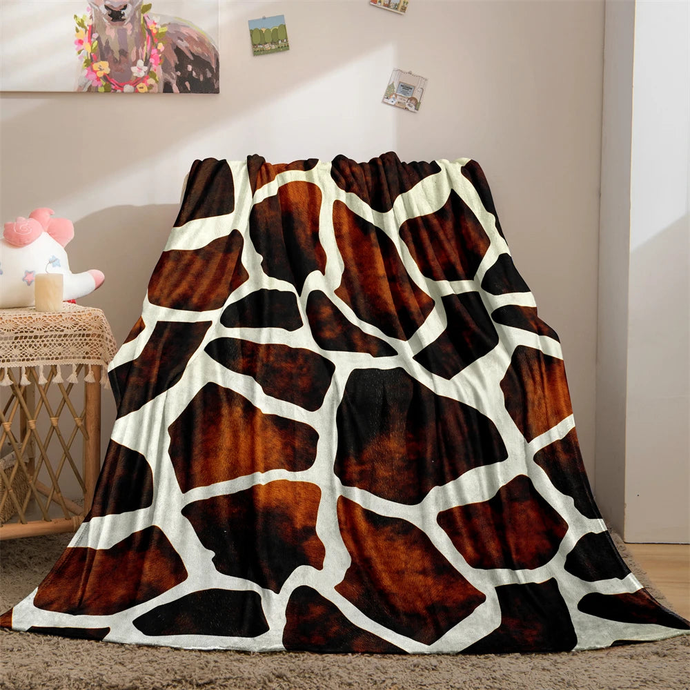 Animal Pattern Print Blankets