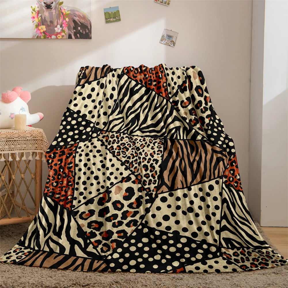 Animal Pattern Print Blankets