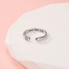 Sterling Silver Cross Infinity Ring