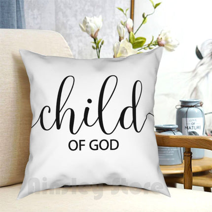 Child of God Polyester Cushion Cover