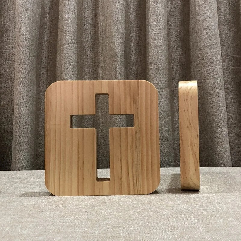 Cross 3D Glow Lamp