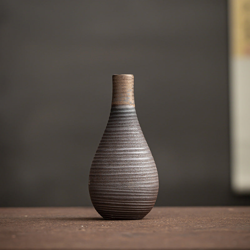 Terra Earth Tone Ceramic Vase