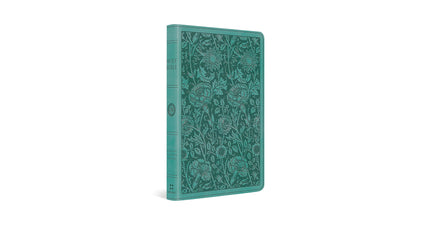 ESV Premium Bible – Teal Floral Design (Black Letter Edition)