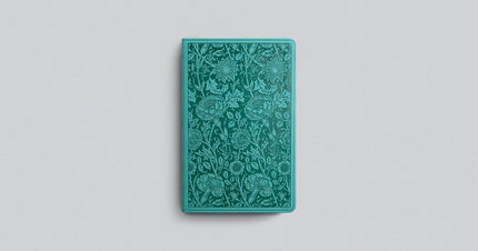 ESV Premium Bible – Teal Floral Design (Black Letter Edition)