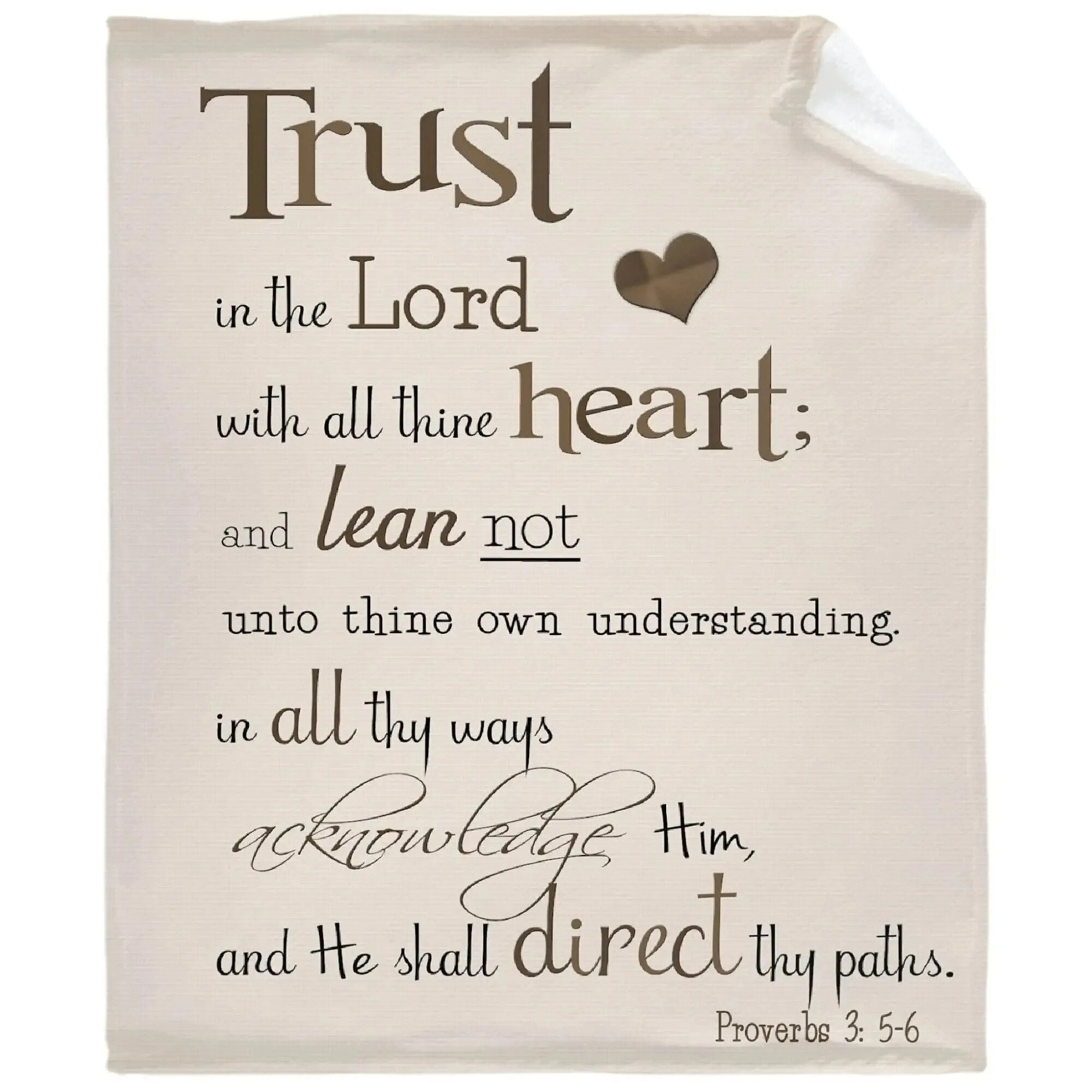 Bible Verse Blanket