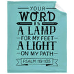 Christian Bible Verse Blanket