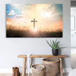 Cross Sunset Canvas Painting