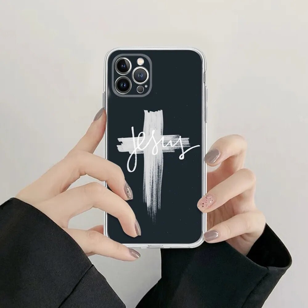 Faith Black iPhone Cases