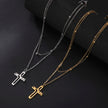 Hollow Jesus Cross Necklace