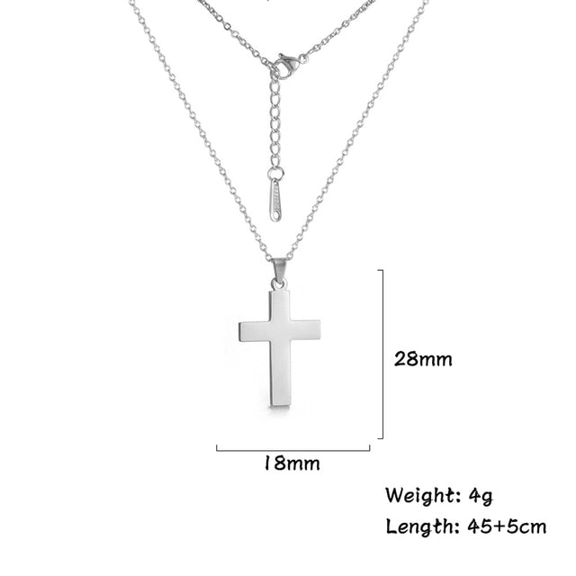 Classic Cross Christian Necklace