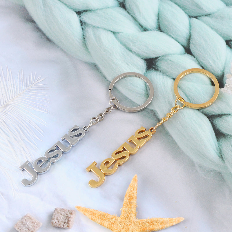 Jesus Metal Alloy Key Chain