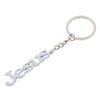 Jesus Text Metal Alloy Key Chain