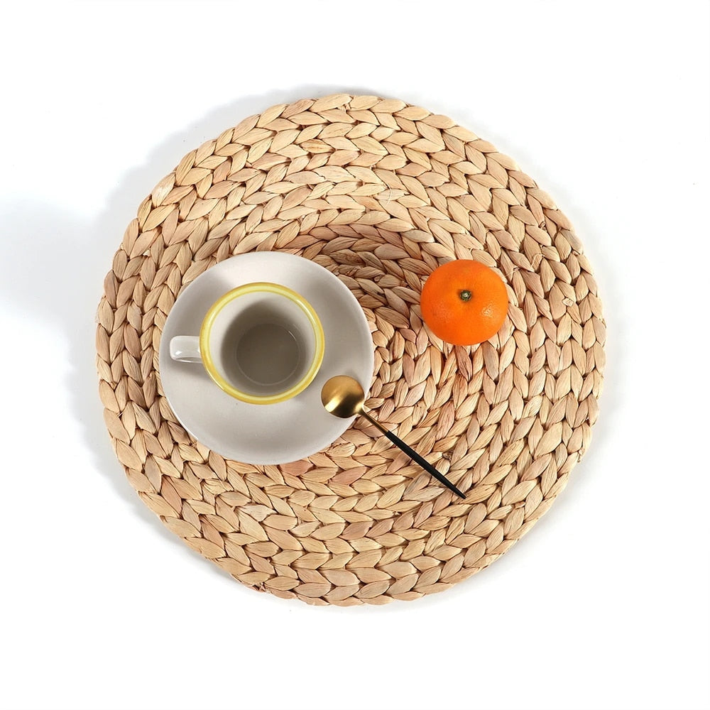 Handmade Straw Woven Placemats