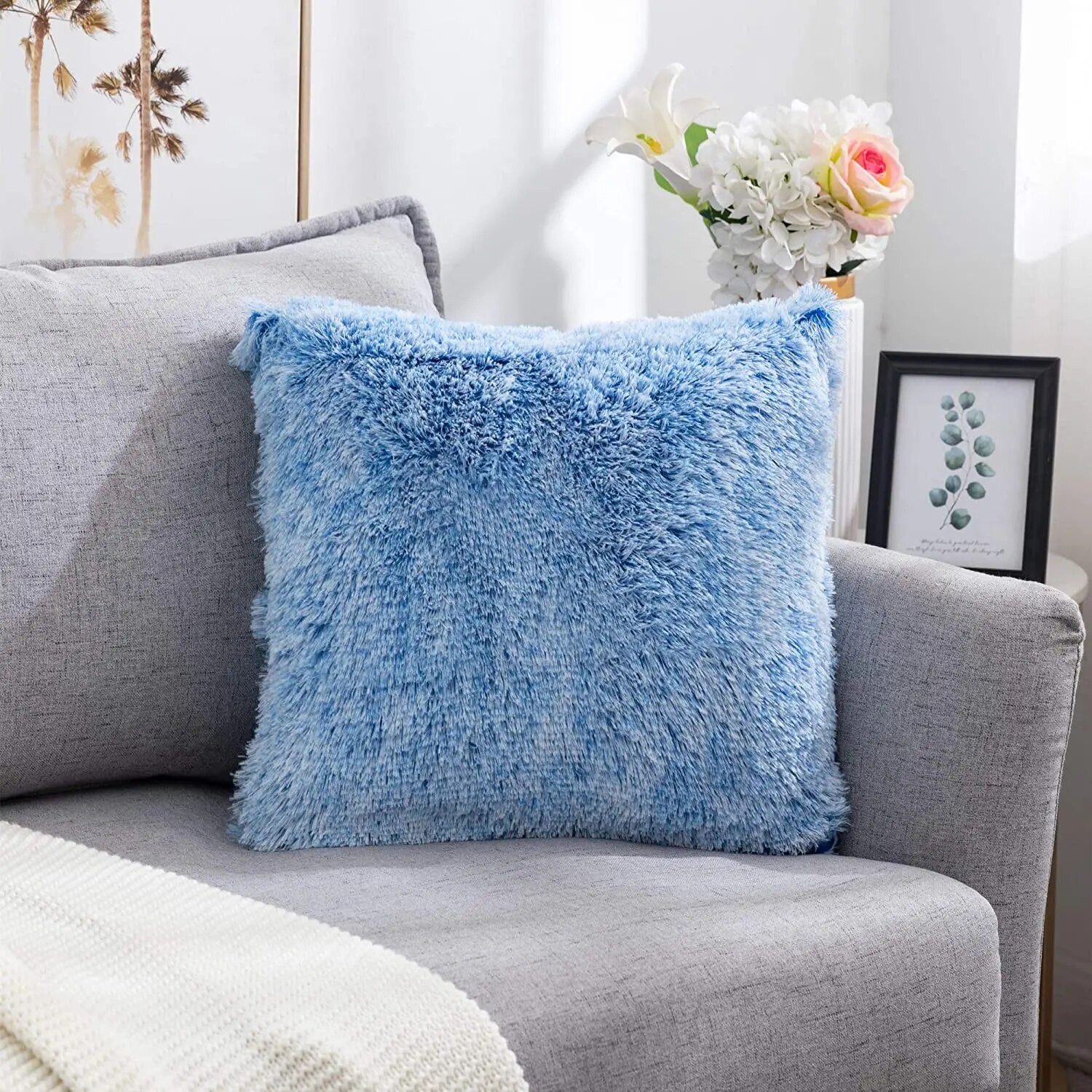 Soft Fur Pillow Cover