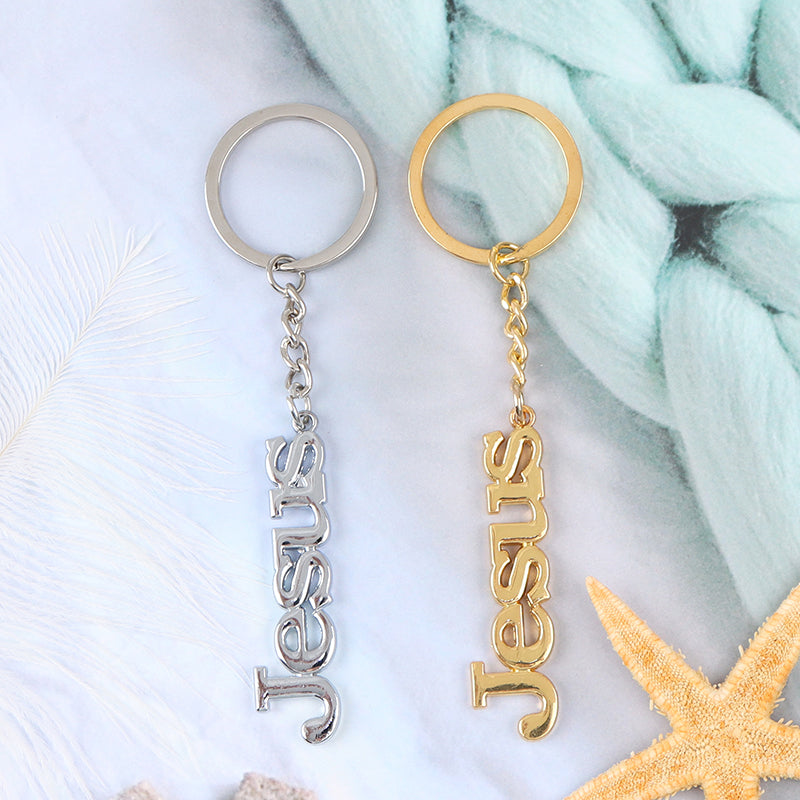 Jesus Metal Alloy Key Chain