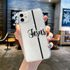 Jesus Clear iPhone Cases