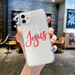 Jesus Clear iPhone Cases