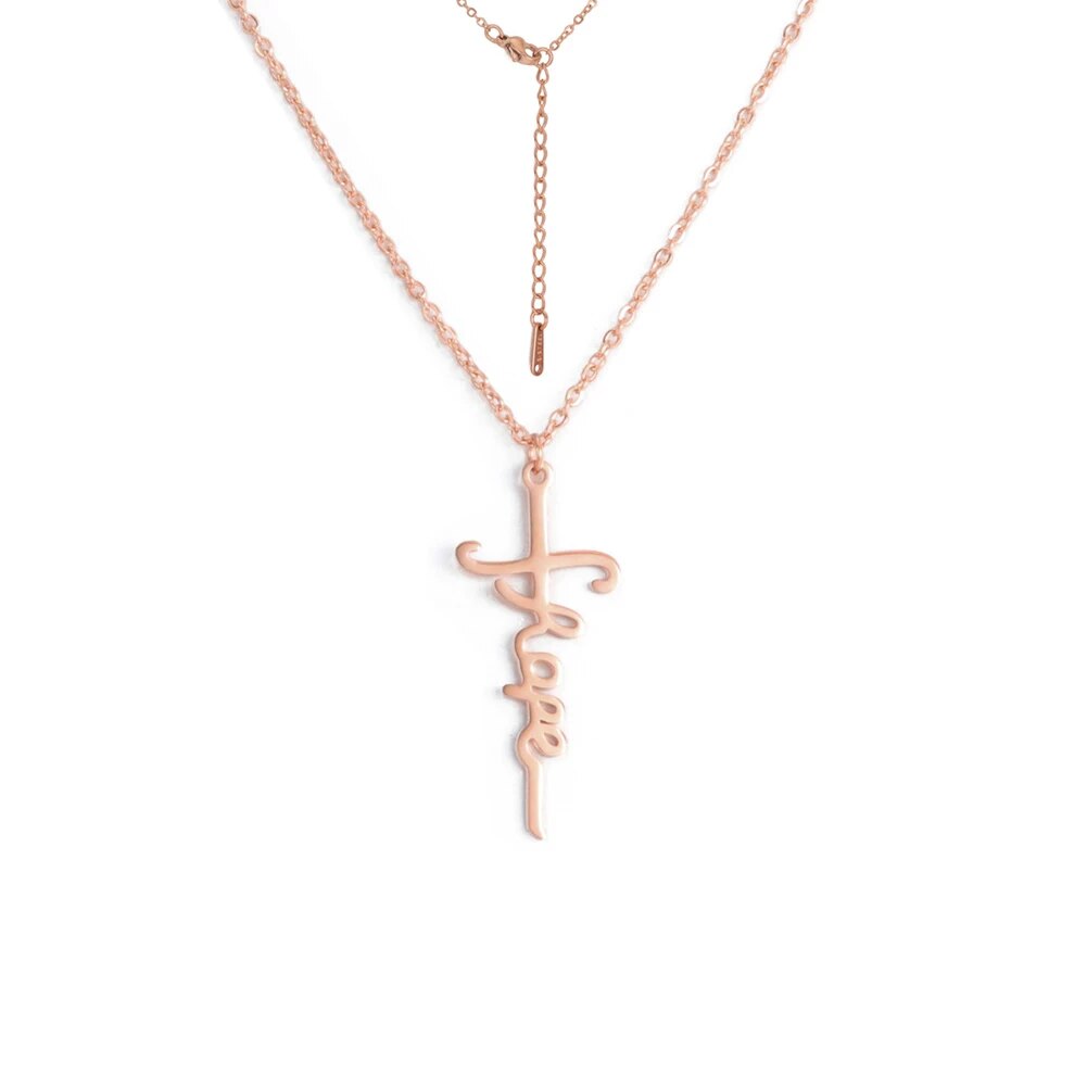 Jesus Cursive Necklace