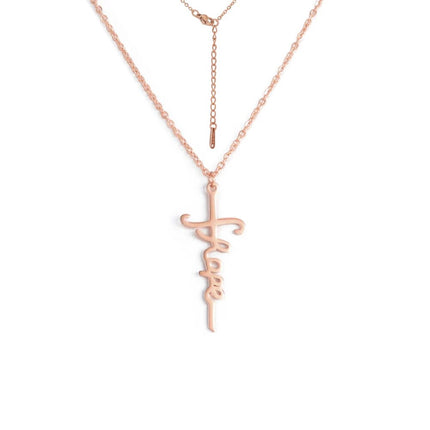 Jesus Cursive Necklace