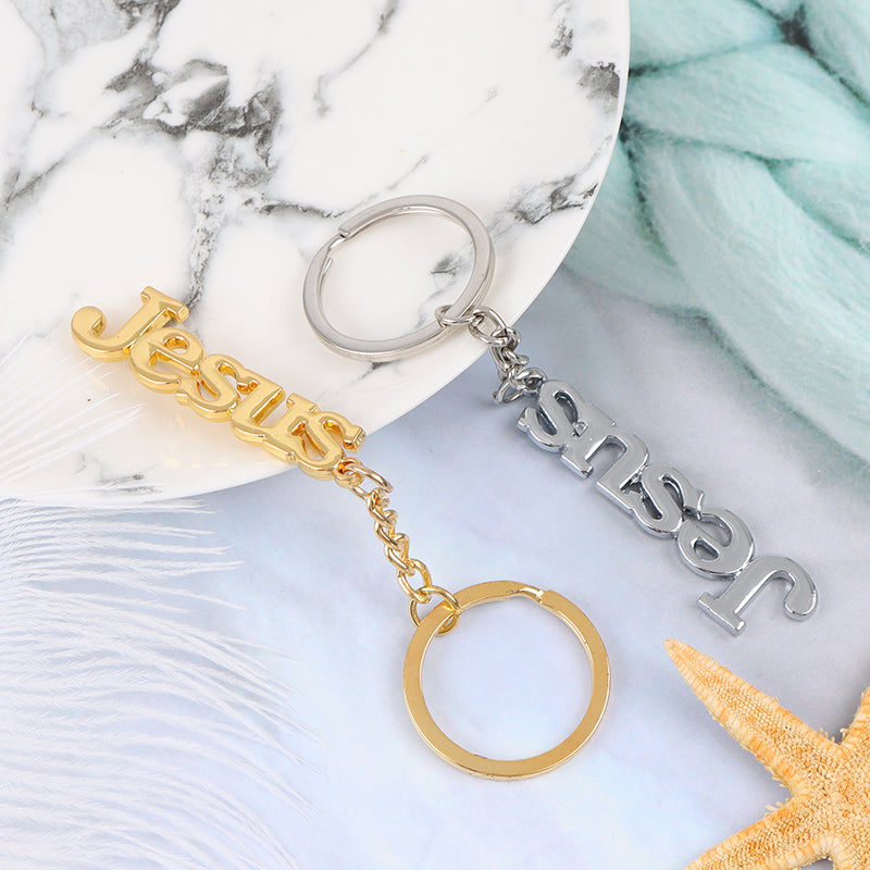 Jesus Metal Alloy Key Chain