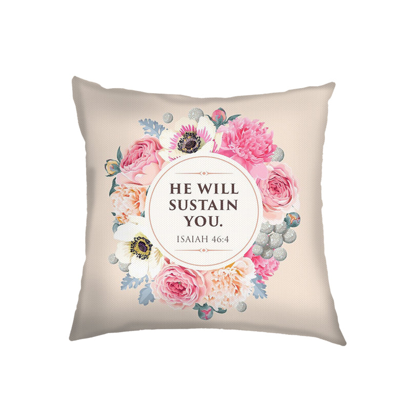 Blossom Faith Bible Verse Cushion Covers