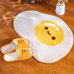 Egg-Shaped Plush Bath Mat