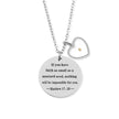 Matthew 17:20 Plated Necklace (Mustard Seed)