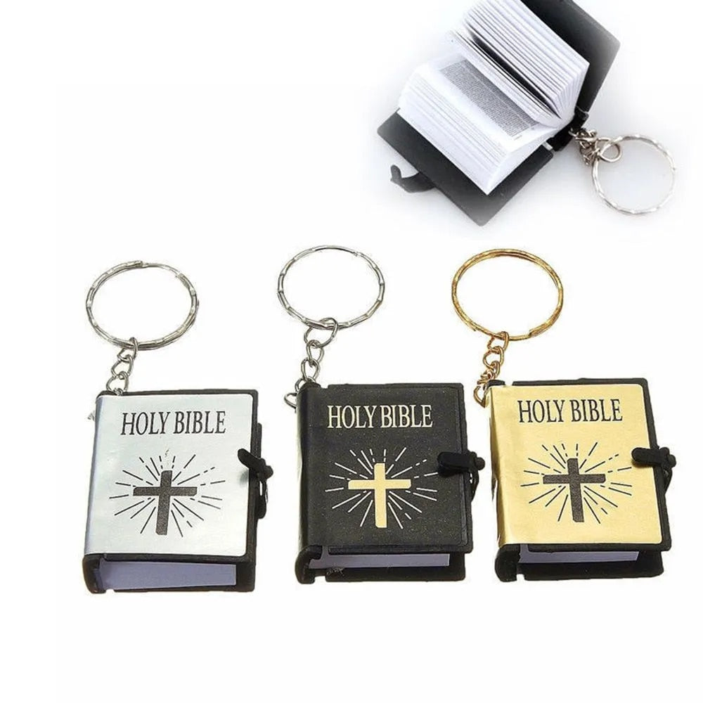 Miniature Bible Key Chain