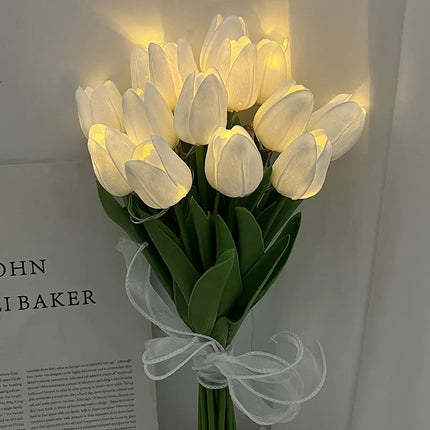 LED Tulip Artificial Flower Bouquet