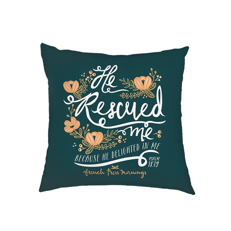 Blossom Faith Bible Verse Cushion Covers