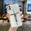 Jesus Clear iPhone Cases