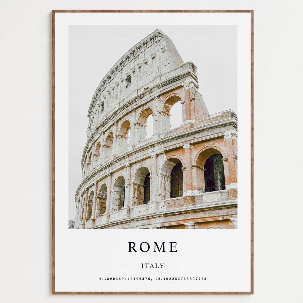 Destination Canvas Travel Poster