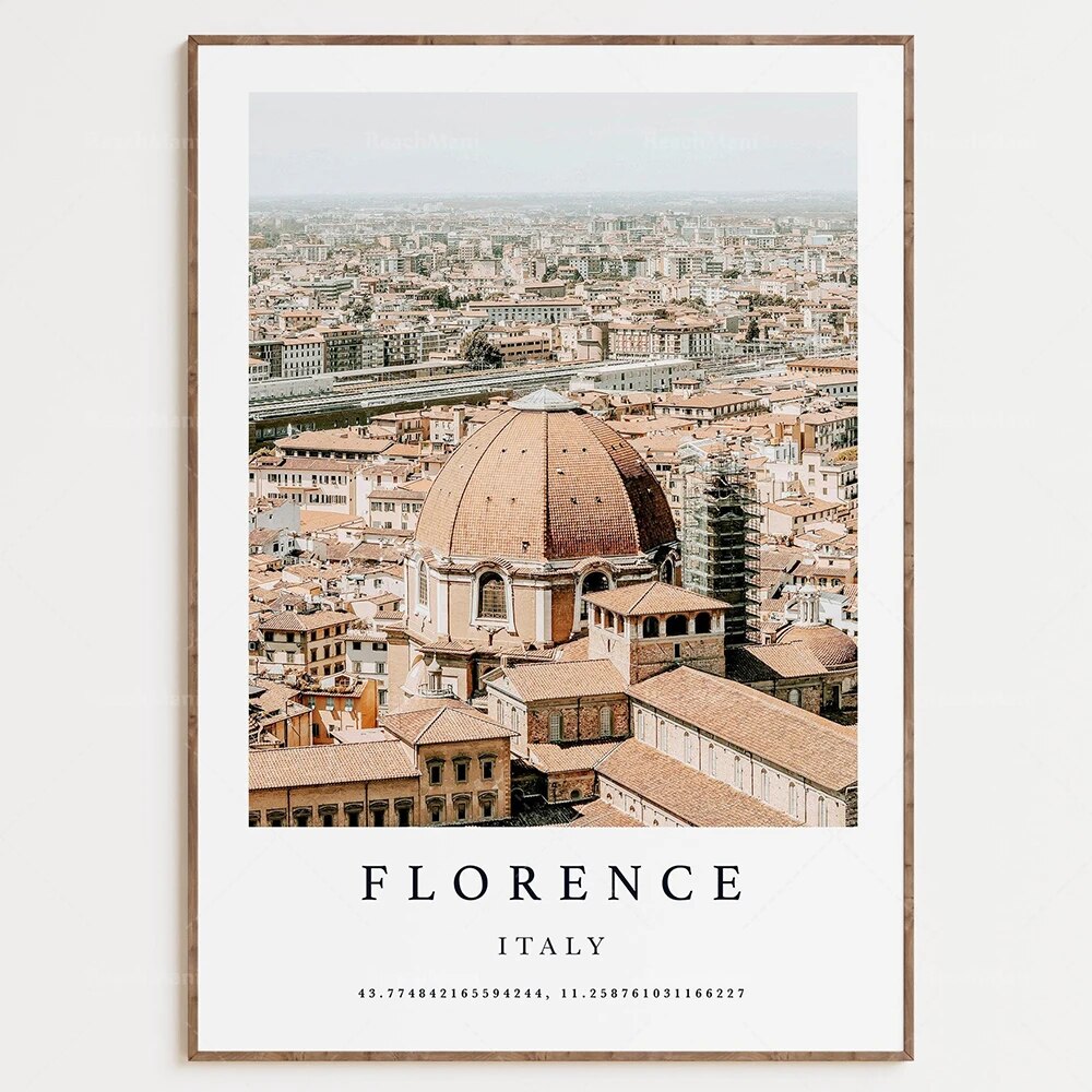 Destination Canvas Travel Poster