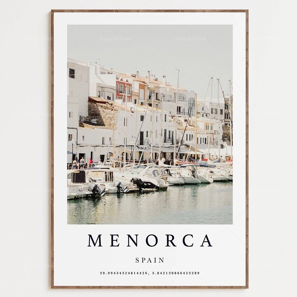 Destination Canvas Travel Poster