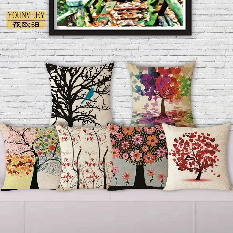 Tree Plant Life Pillowcase