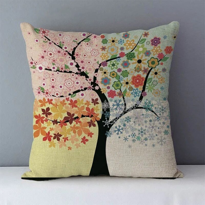 Tree Plant Life Pillowcase