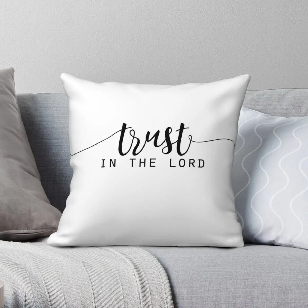Trust in the Lord Cushion Cover